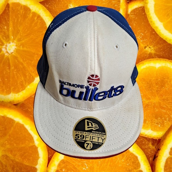 New Era Baltimore Bullets NBA Hardwood Classics‎ Fitted Hat 7 1/2 - Picture 1 of 8
